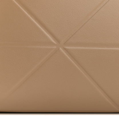 Prada Soft Calfskin Triangolo Symbole Embossed Mini Tote Sabbia 11 of 13
