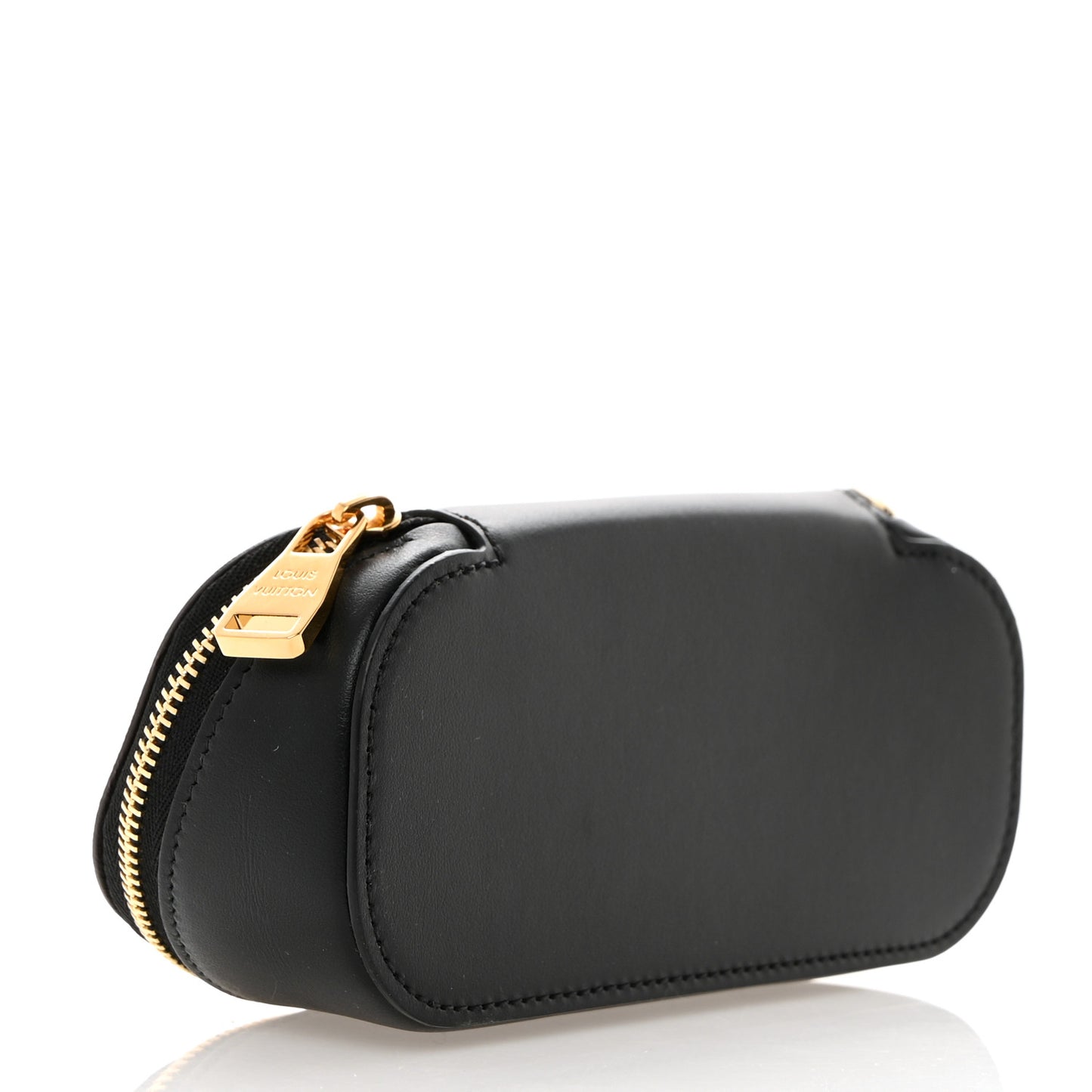 Monogram Emilie Zippered Sunglasses Case Black