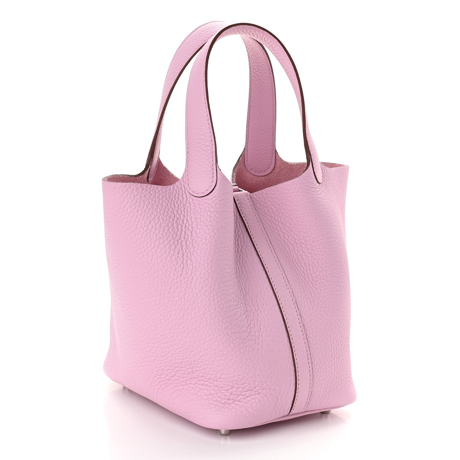 Hermes Taurillon Clemence Picotin Lock 18 PM Mauve Sylvestre 2 of 11