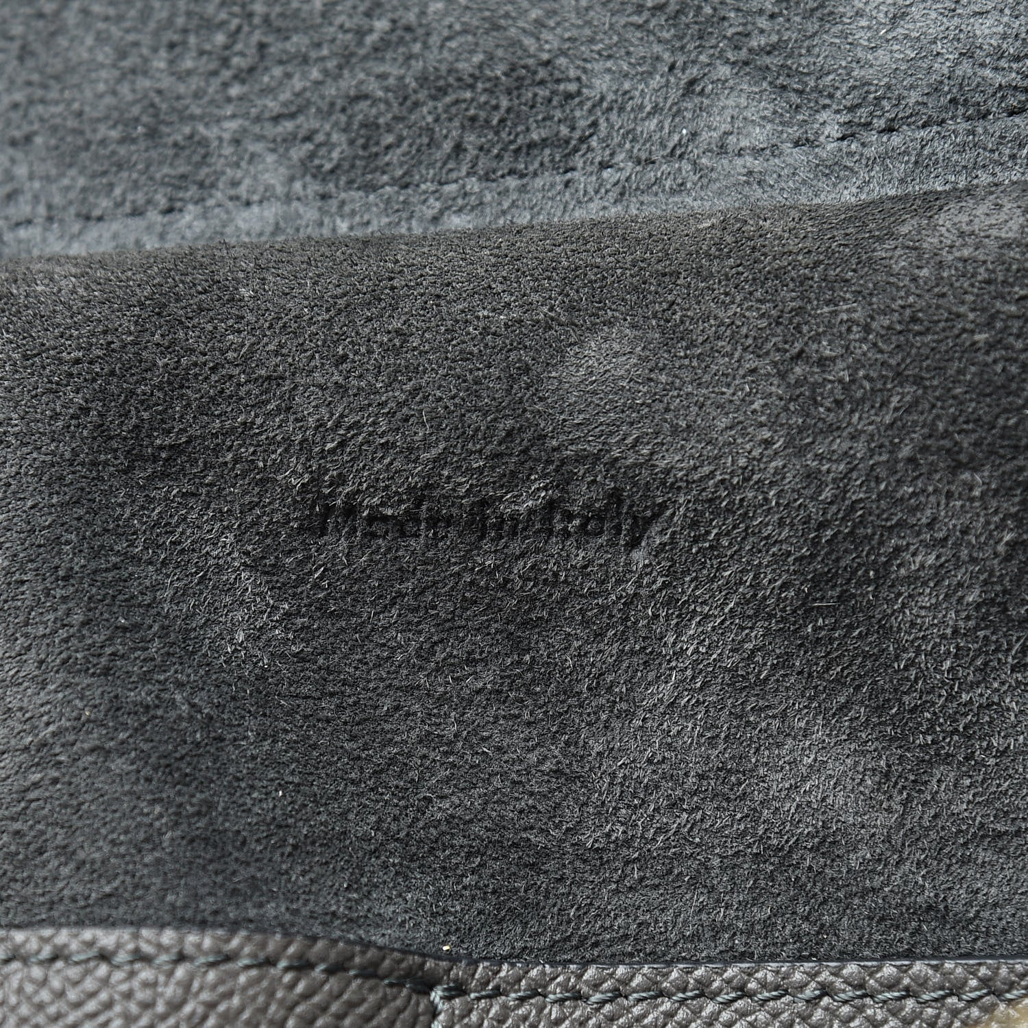 Celine Grained Calfskin Mini Belt Bag Grey 7 of 14