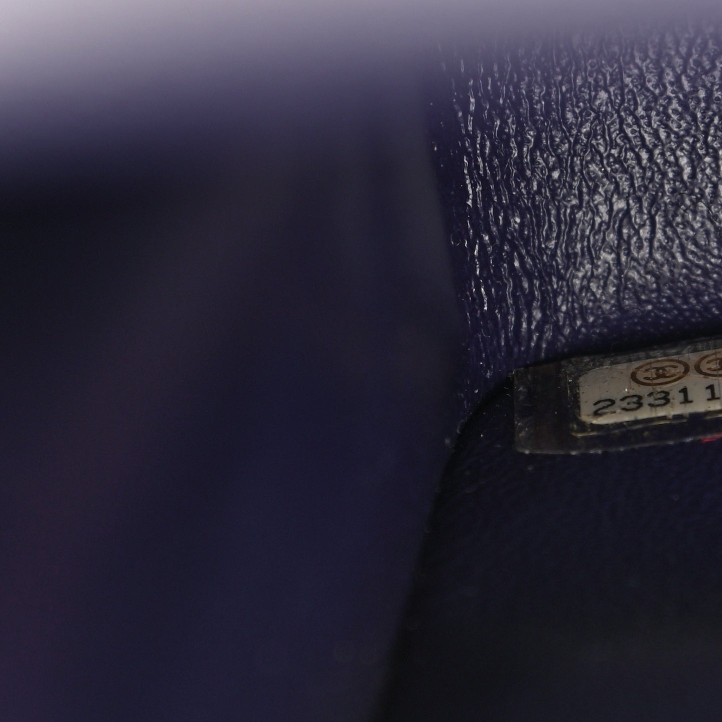 Lambskin Quilted Jumbo Double Flap Purple