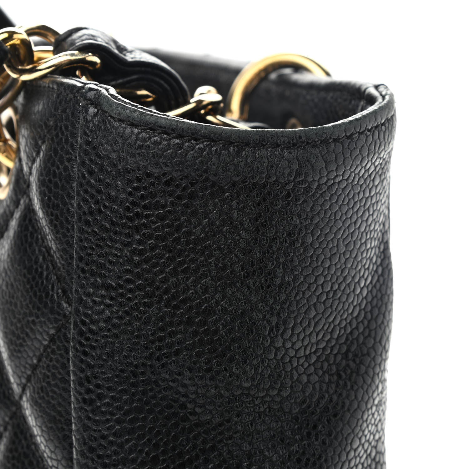 Chanel Caviar Quilted Petit Shopping Tote PST Black 14 of 17