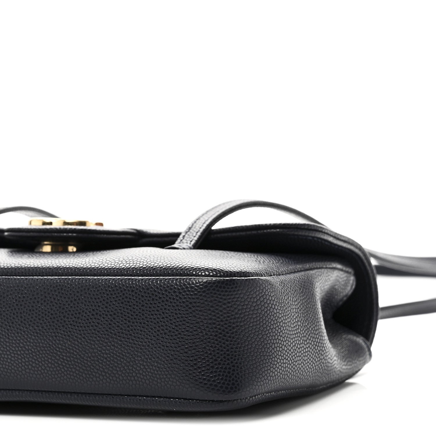 Chanel Shiny Caviar Mini Preppy Coco Shoulder Bag Dark Blue 10 of 11