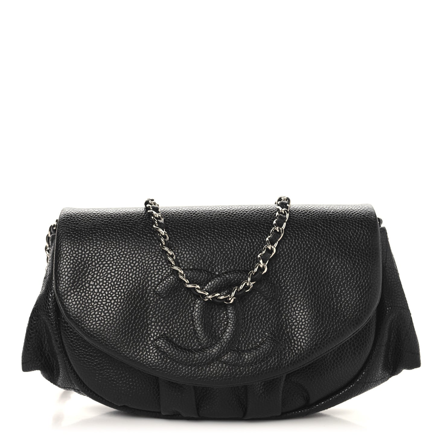 Caviar Half Moon Wallet On Chain WOC Black