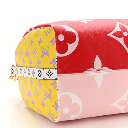 Louis Vuitton Monogram Giant Speedy Bandouliere 30 Rouge 9 of 9