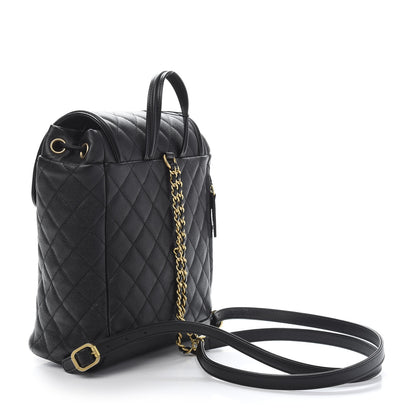 Chanel Caviar Quilted Filigree Backpack Black 2 of 10