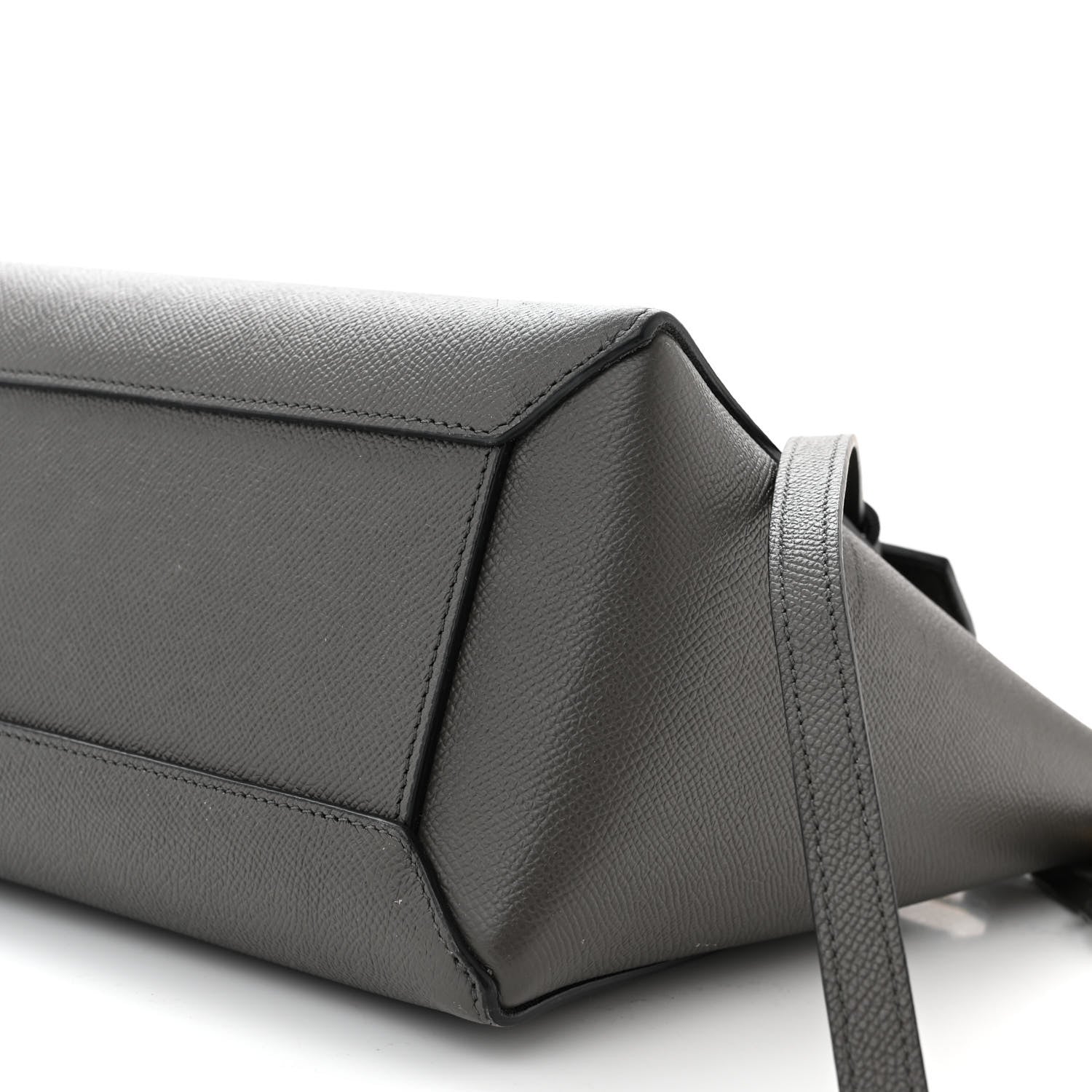 Celine Grained Calfskin Micro Belt Bag Grey 10 of 12