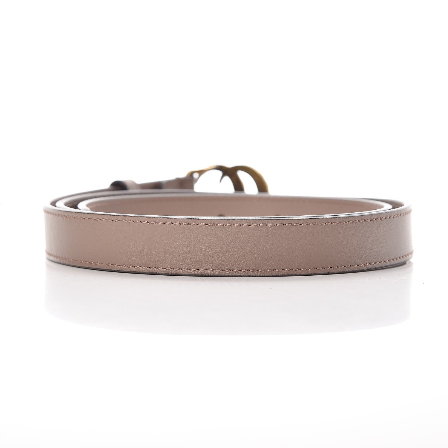 Gucci Calfskin Pearl Double G 20mm Belt 85 34 Porcelain Rose 5 of 9