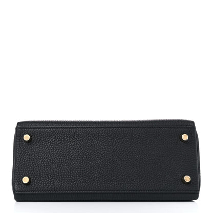 Hermes Togo Kelly Retourne 25 Black 6 of 41