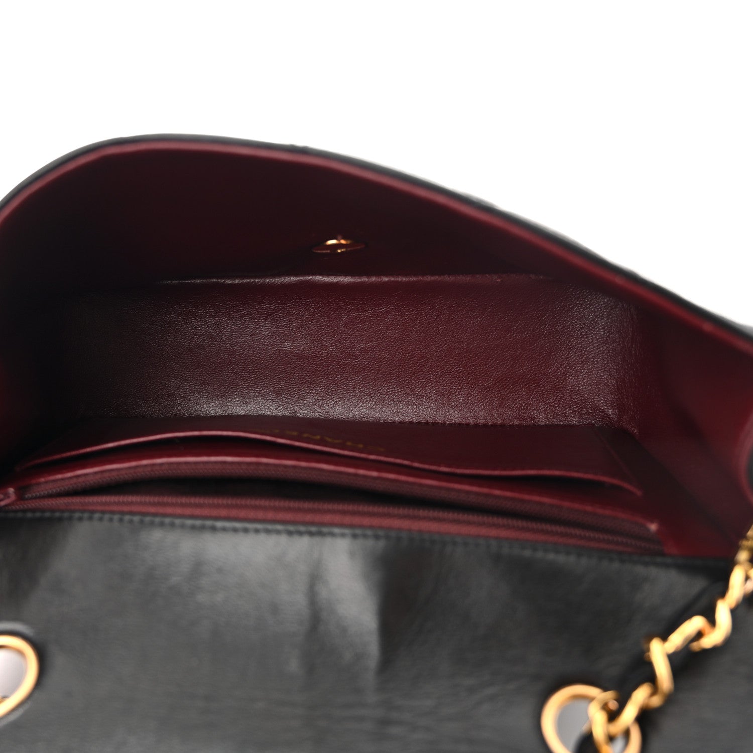 Chanel Lambskin Quilted Small Single Flap Black 5 of 12