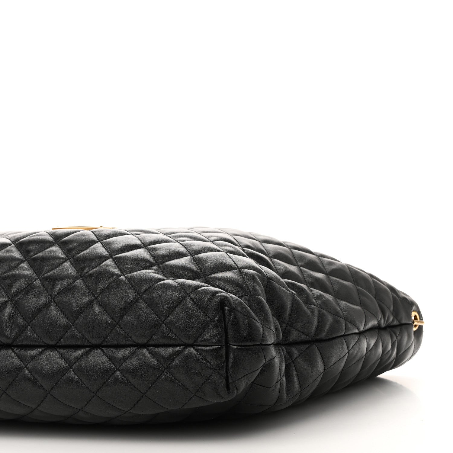 Saint Laurent Lambskin Quilted Maxi Icare Shopping Tote Black 10 of 10