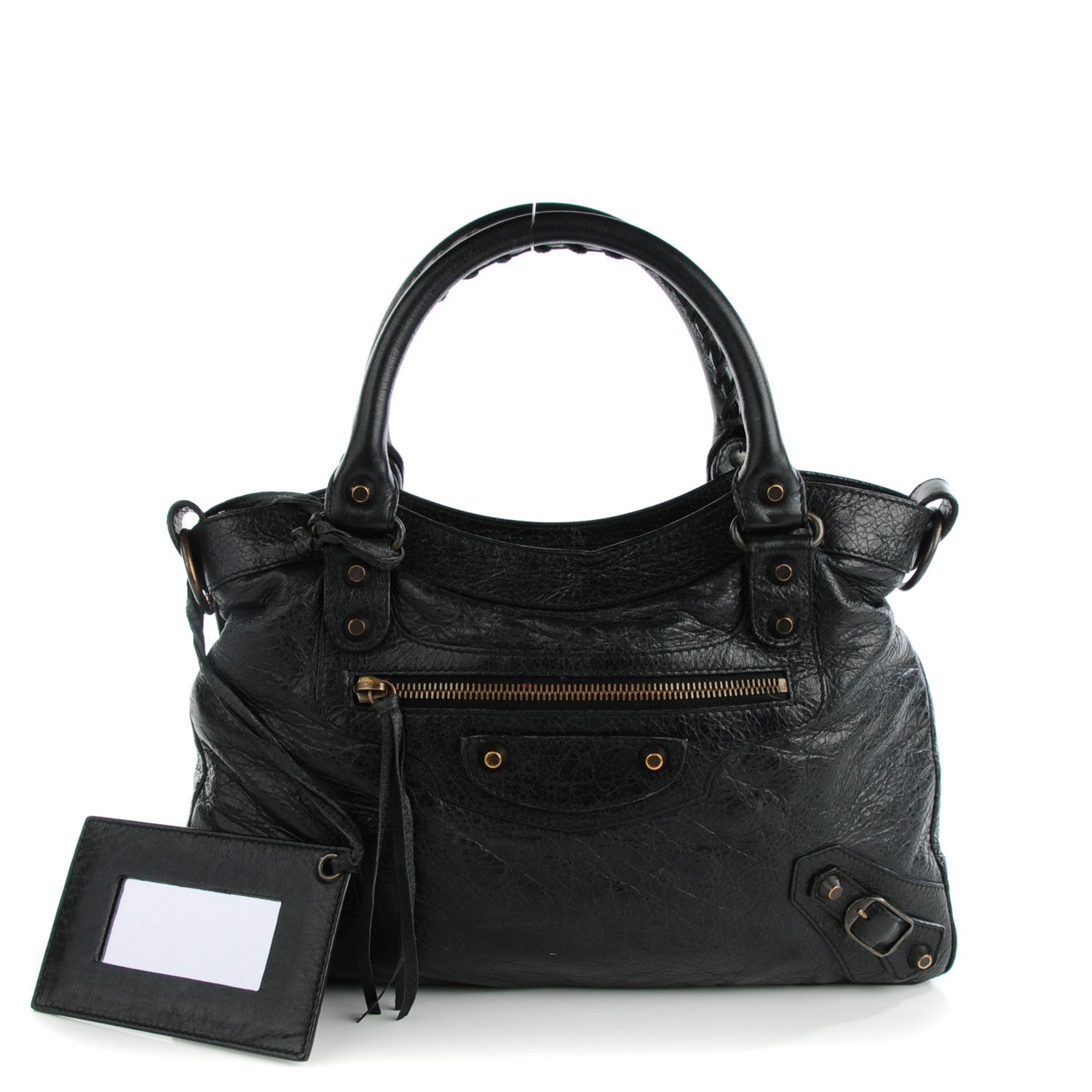 Balenciaga Agneau Classic Hardware Town Black 1 of 9