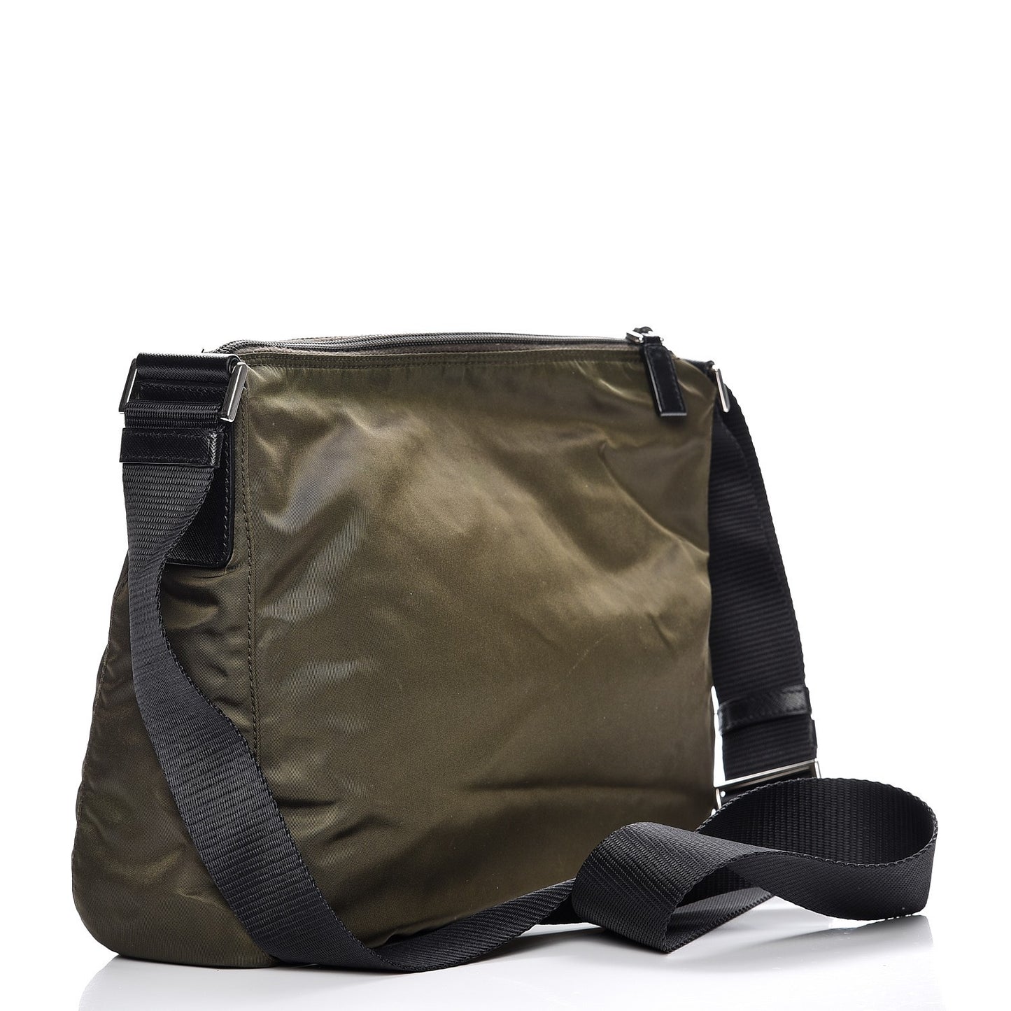 Nylon Vela Flat Messenger Bag Mimetico