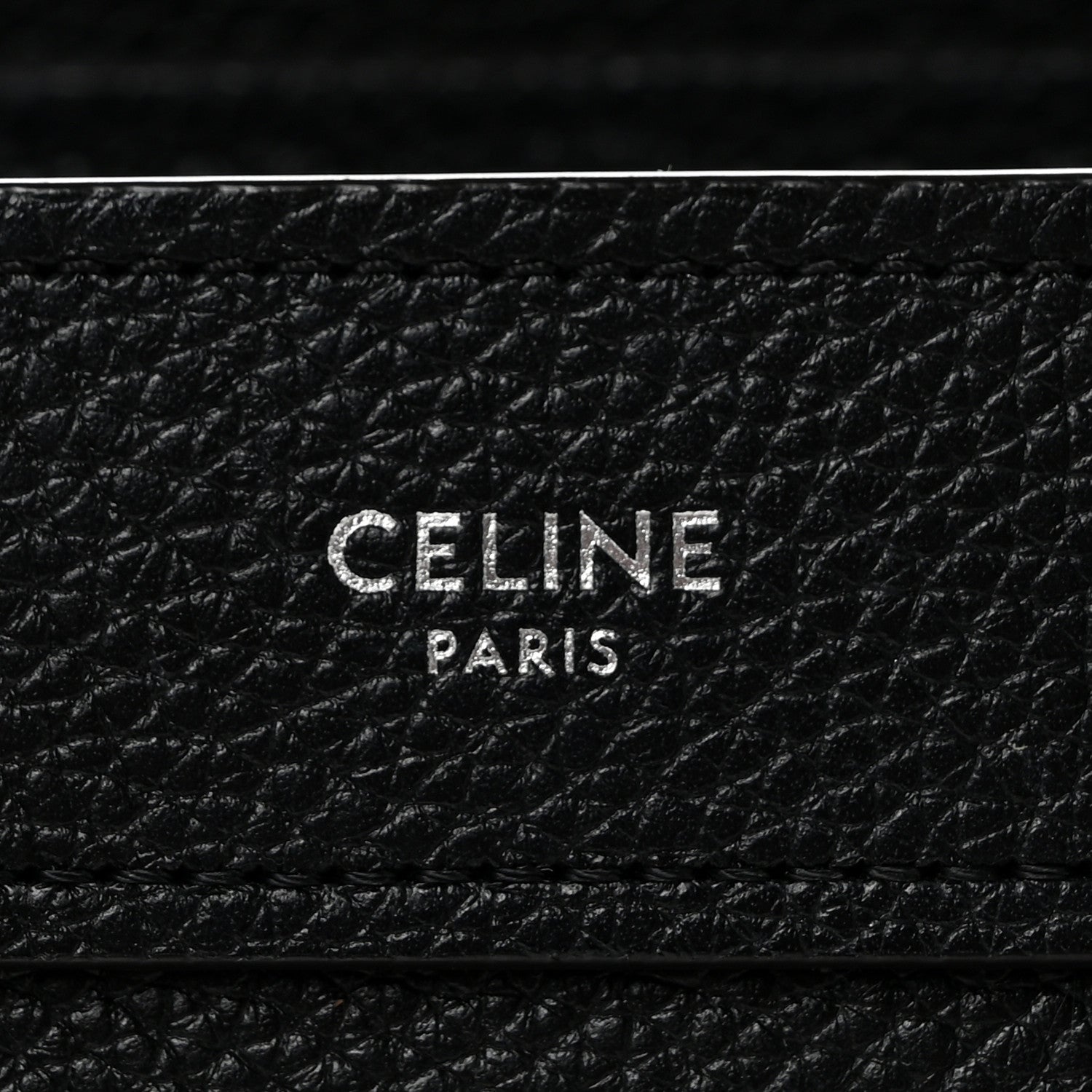 Celine Drummed Calfskin Nano Luggage Black 6 of 14