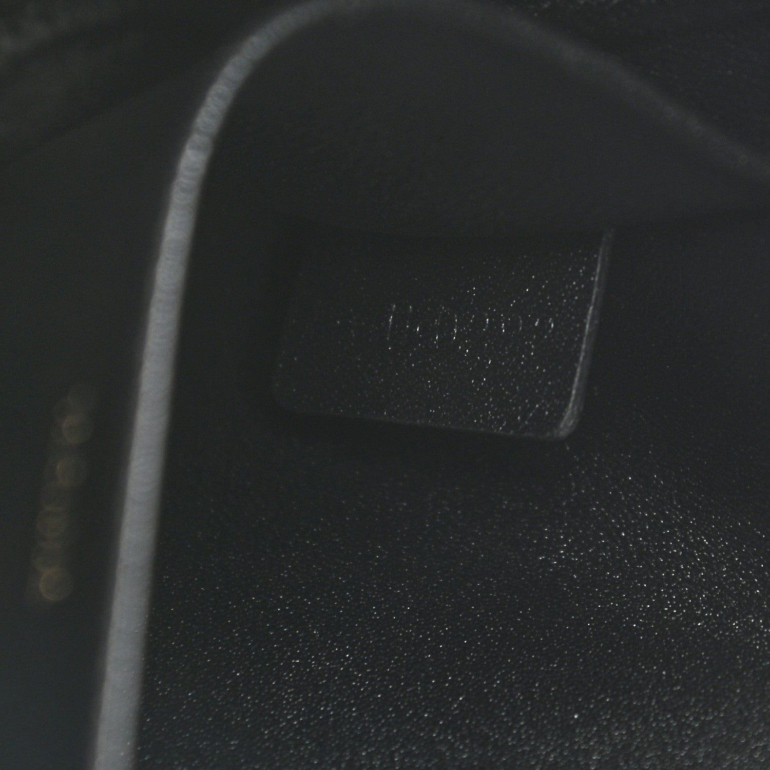 Celine Shiny Calfskin Triomphe Shoulder Bag Black 7 of 10