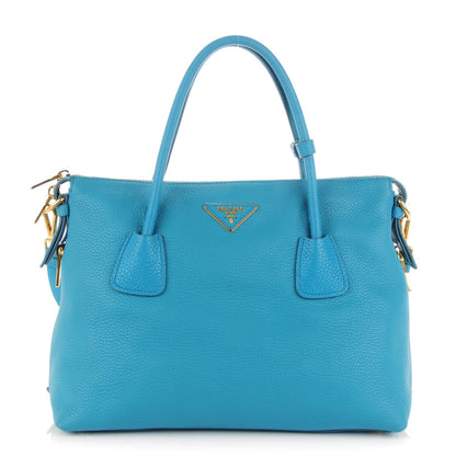 Prada Vitello Daino Side Zip Tote Voyage 1 of 13