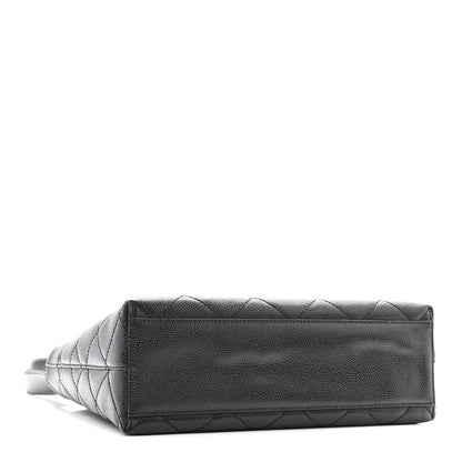 Chanel Caviar Diamond Flap Shoulder Bag Black 6 of 16
