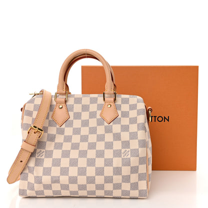 Louis Vuitton Damier Azur Speedy Bandouliere 25 10 of 10