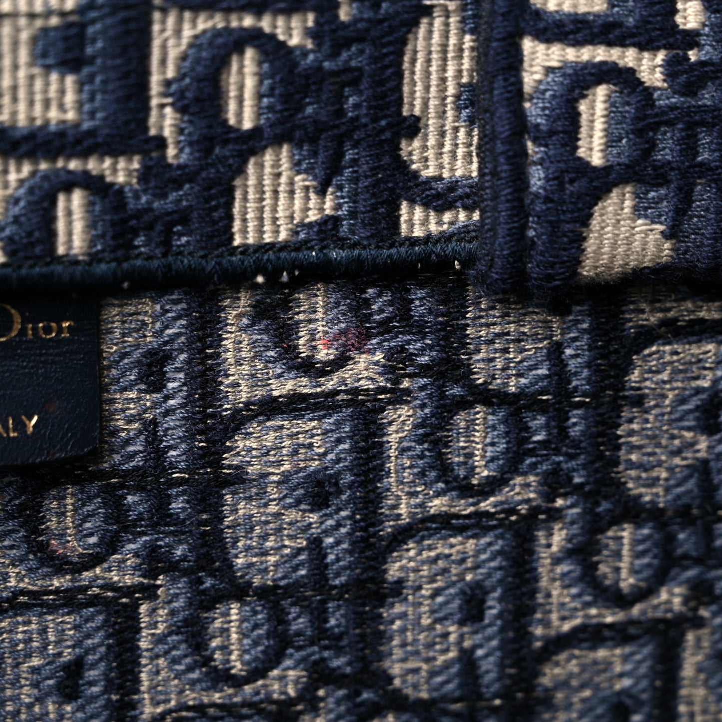 Oblique Large Book Tote Blue Multicolor