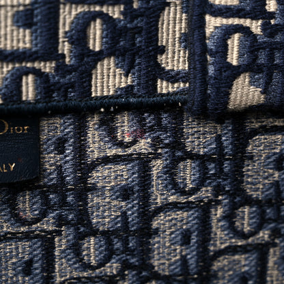 Christian Dior Oblique Large Book Tote Blue Multicolor 12 of 17