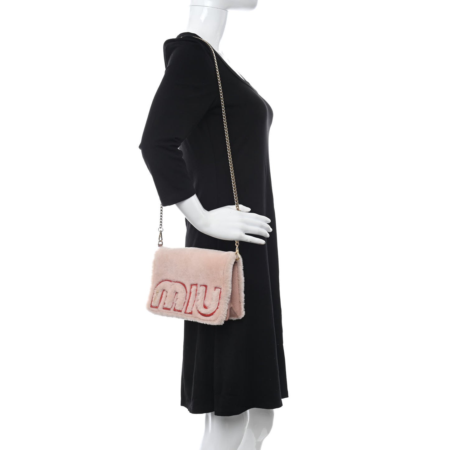 Shearling Goatskin Shoulder Bag