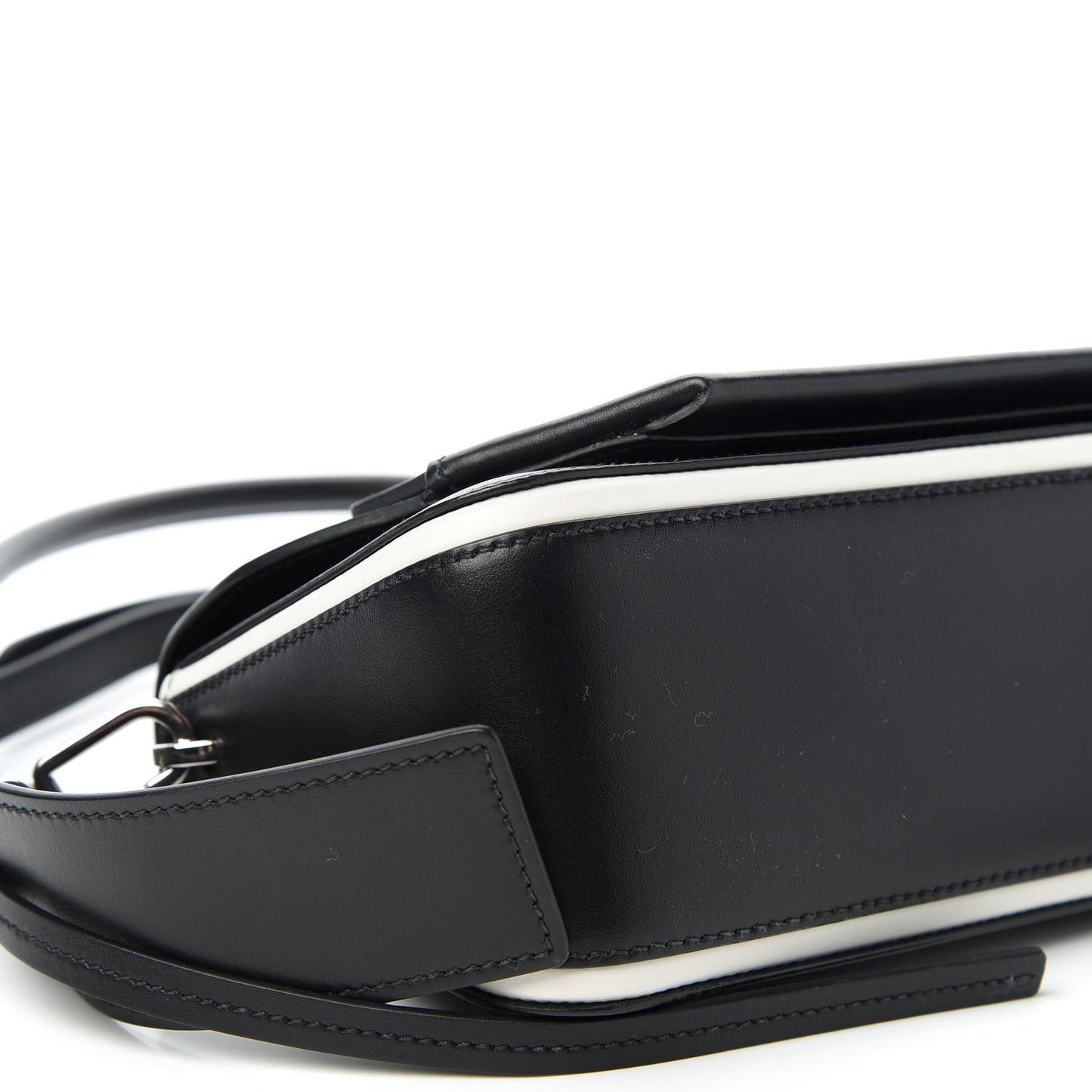 City Calfskin Manuelle Shoulder Bag Black