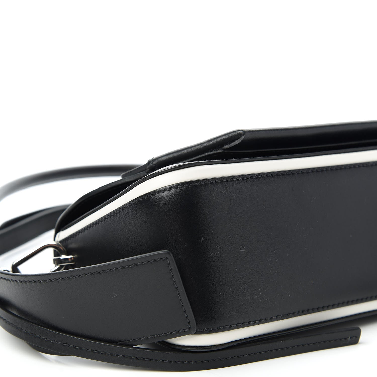 Prada City Calfskin Manuelle Shoulder Bag Black 7 of 10
