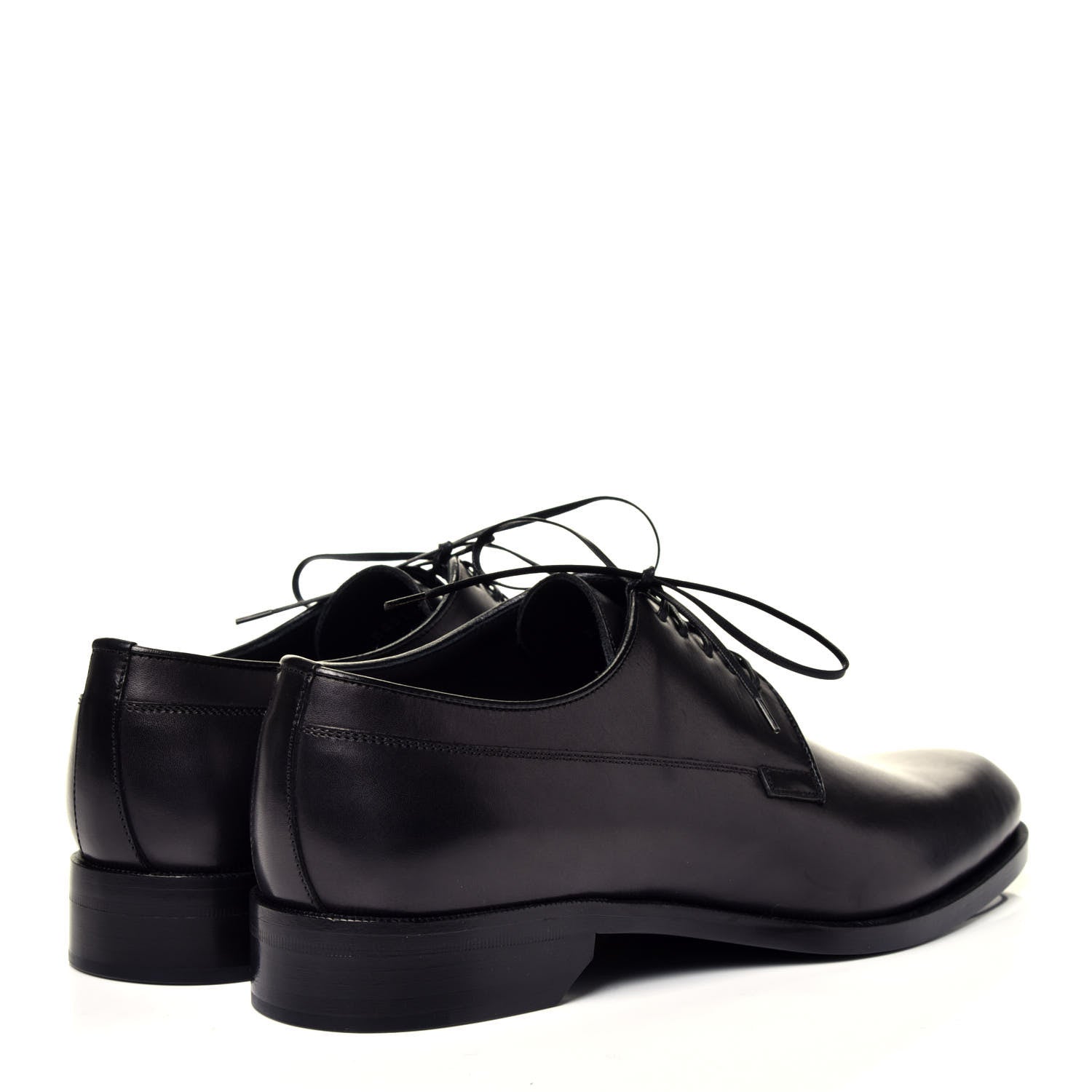 Christian Dior Brushed Calfskin Derby Shoes 40.5 Black 4 of 9