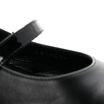 Louis Vuitton Lambskin Patent Romy Slingback Pumps 37 Black 9 of 9