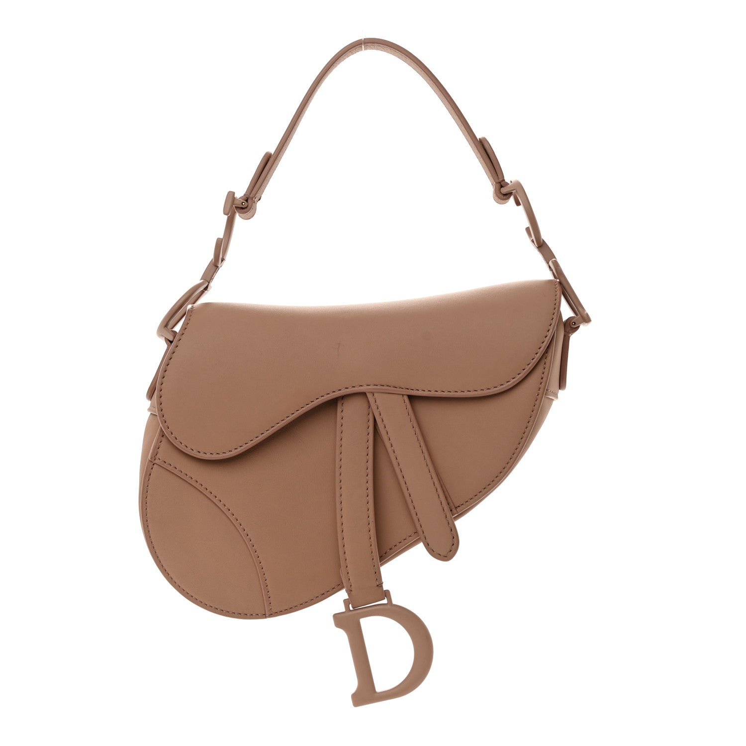 Christian Dior Ultra Matte Calfskin Mini Saddle Bag Blush 1 of 14