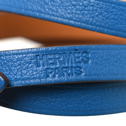 Hermes Swift 3MM Hapi Triple Tour Wrap Bracelet M Mykonos 4 of 6