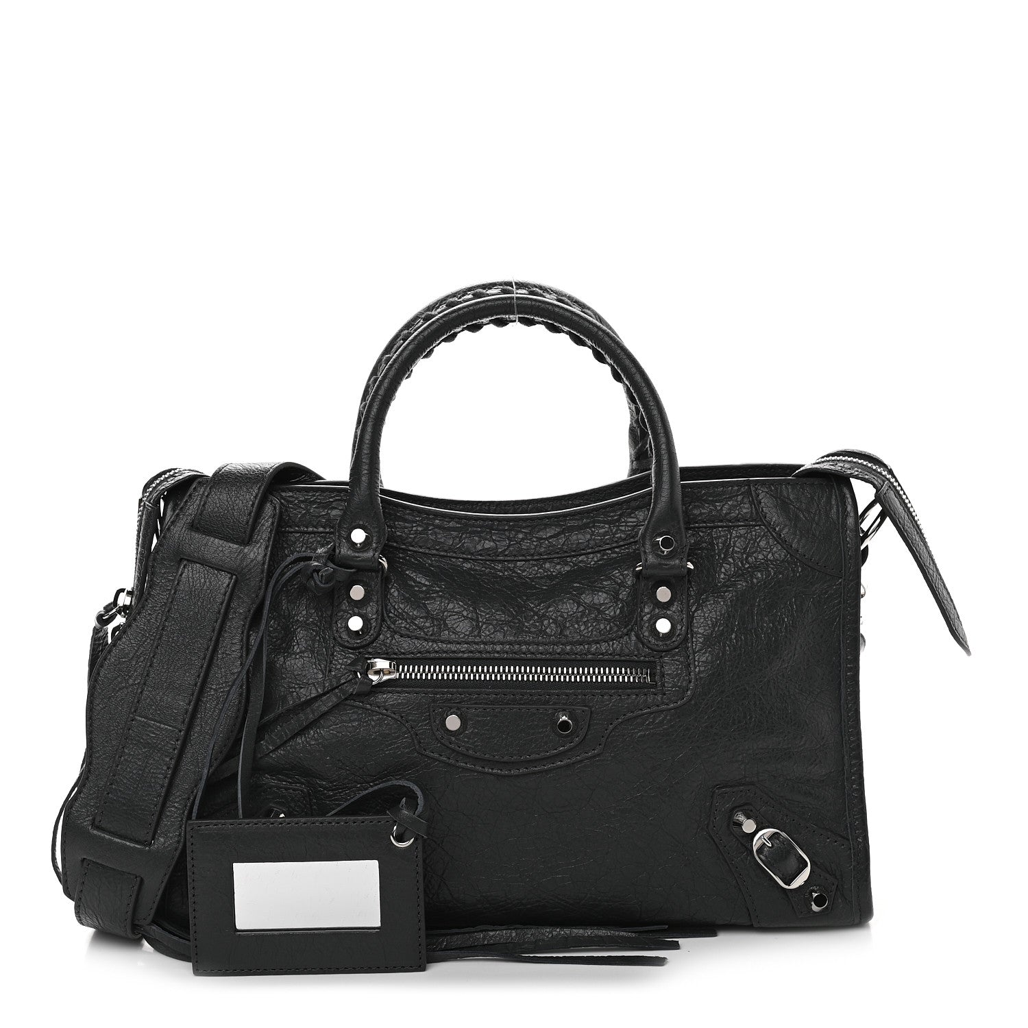 Balenciaga Agneau Classic Silver Hardware S City Gris Fossile 1 of 8