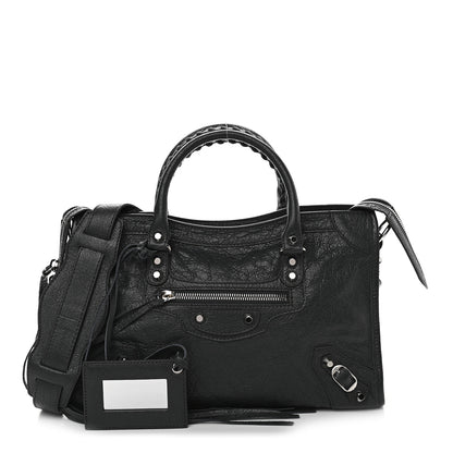 Balenciaga Agneau Classic Silver Hardware S City Gris Fossile 1 of 8