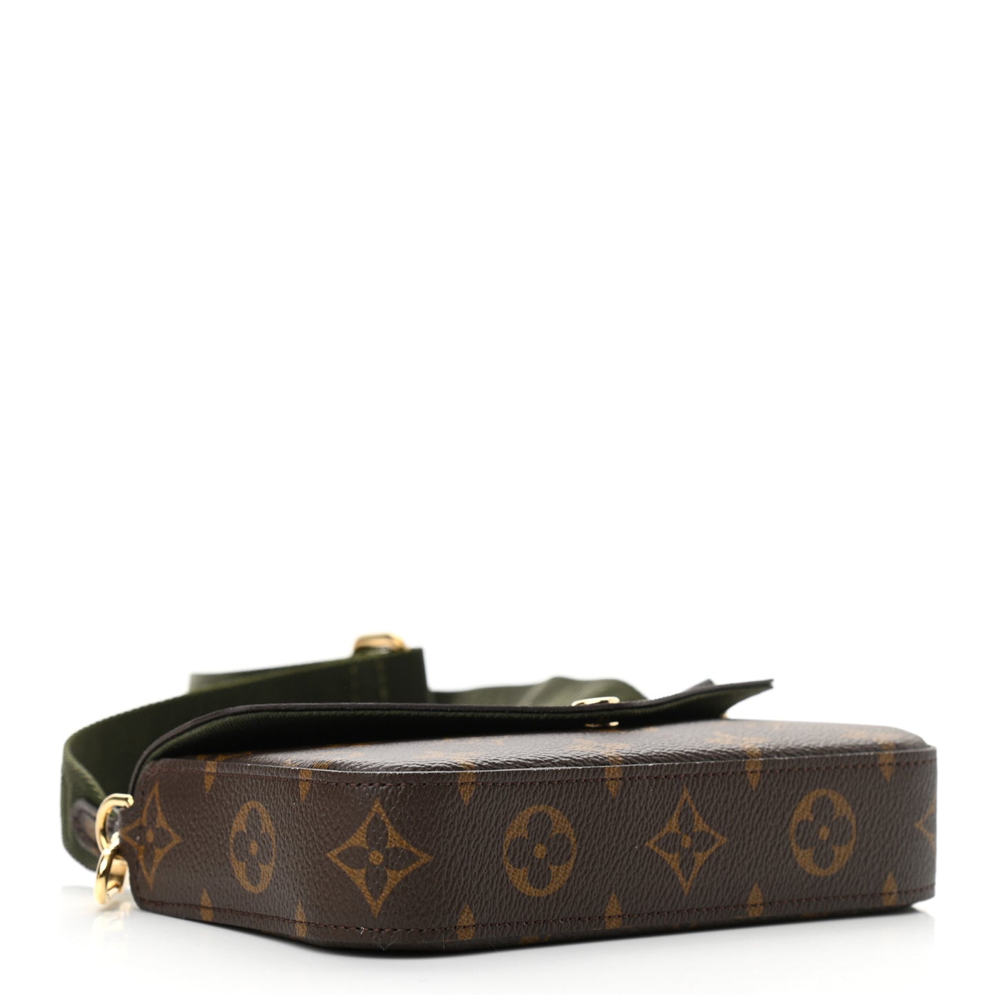 Monogram Felicie Strap & Go Kaki