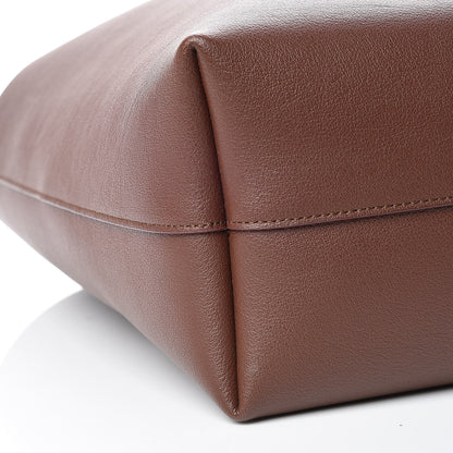Saint Laurent Calfskin Large Shopping Tote Old Brandy 11 of 12