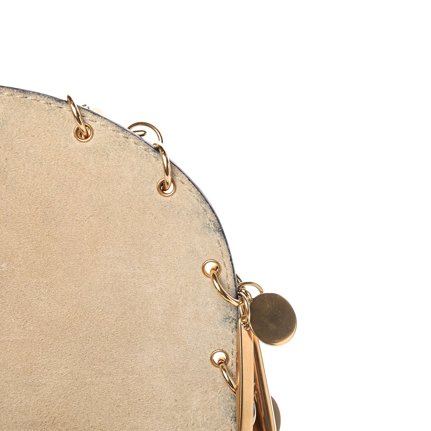 Calfskin Small Charm Hudson Shoulder Bag Black