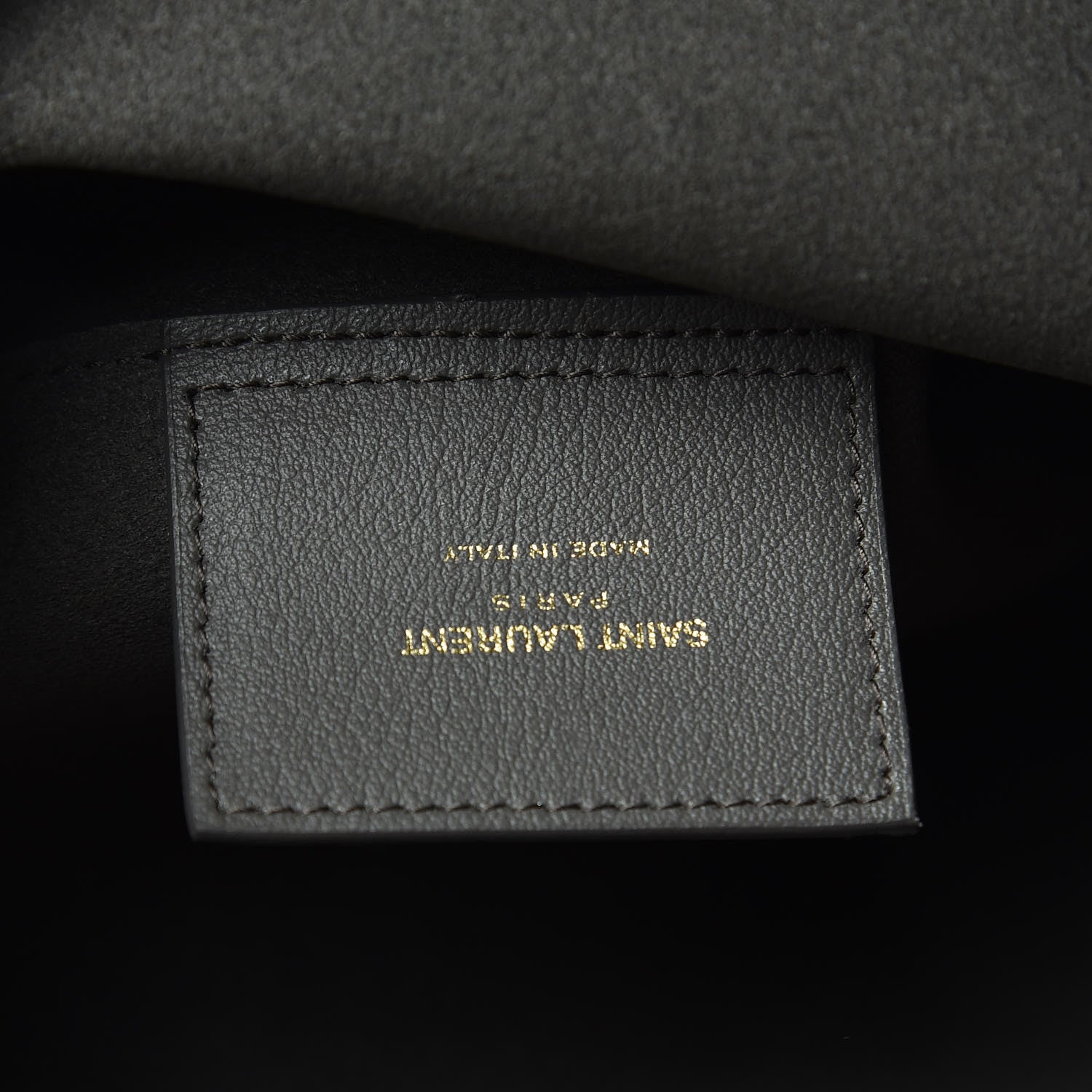 Saint Laurent Calfskin Medium Shopping Tote Fog 7 of 9