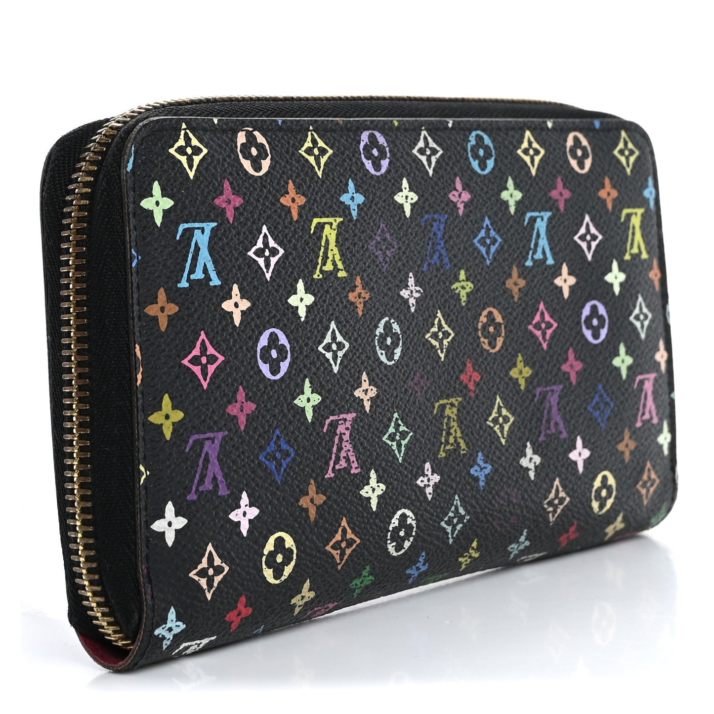 Monogram Multicolor Zippy Wallet Black Grenade