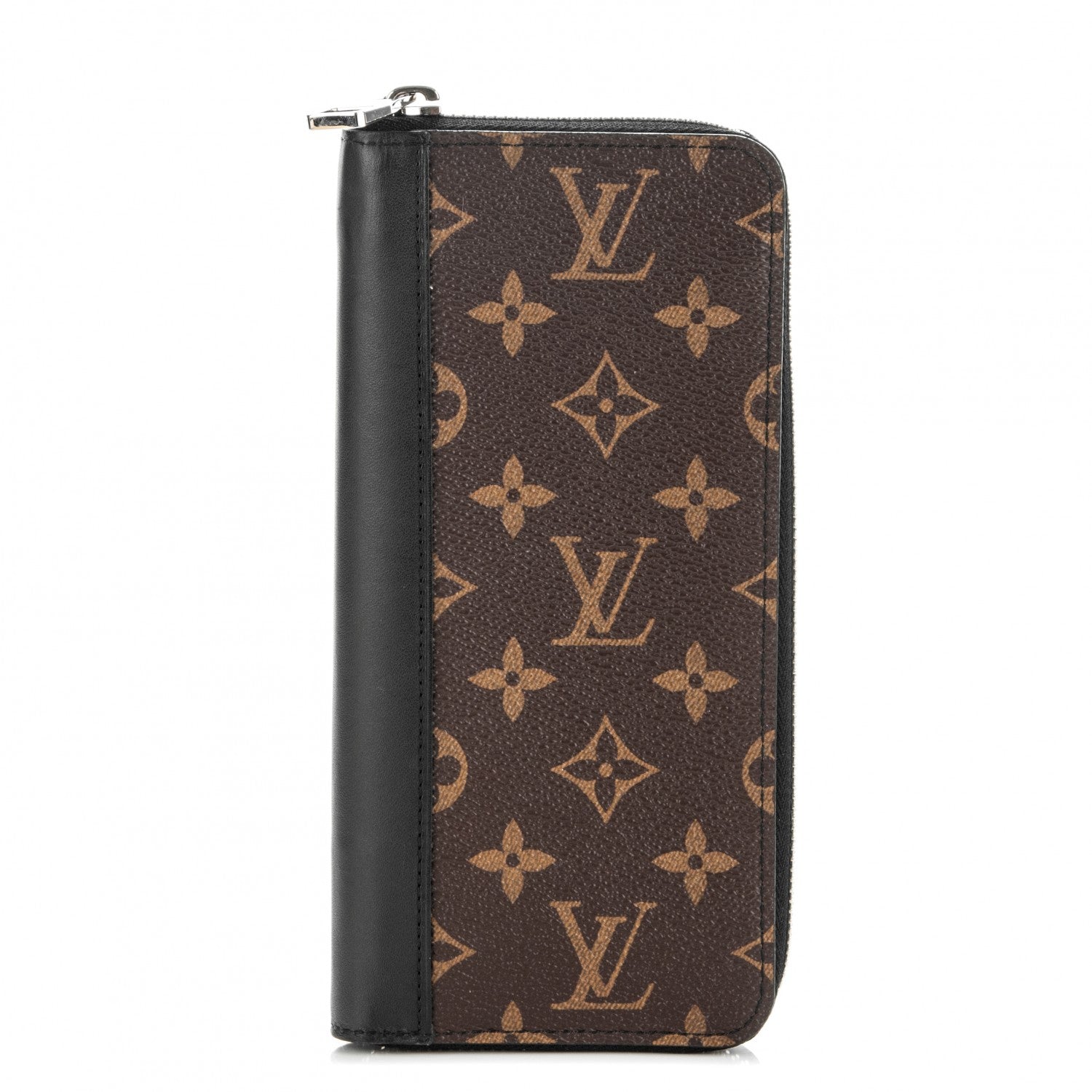 Louis Vuitton Monogram Macassar Vertical Zippy Wallet 1 of 7