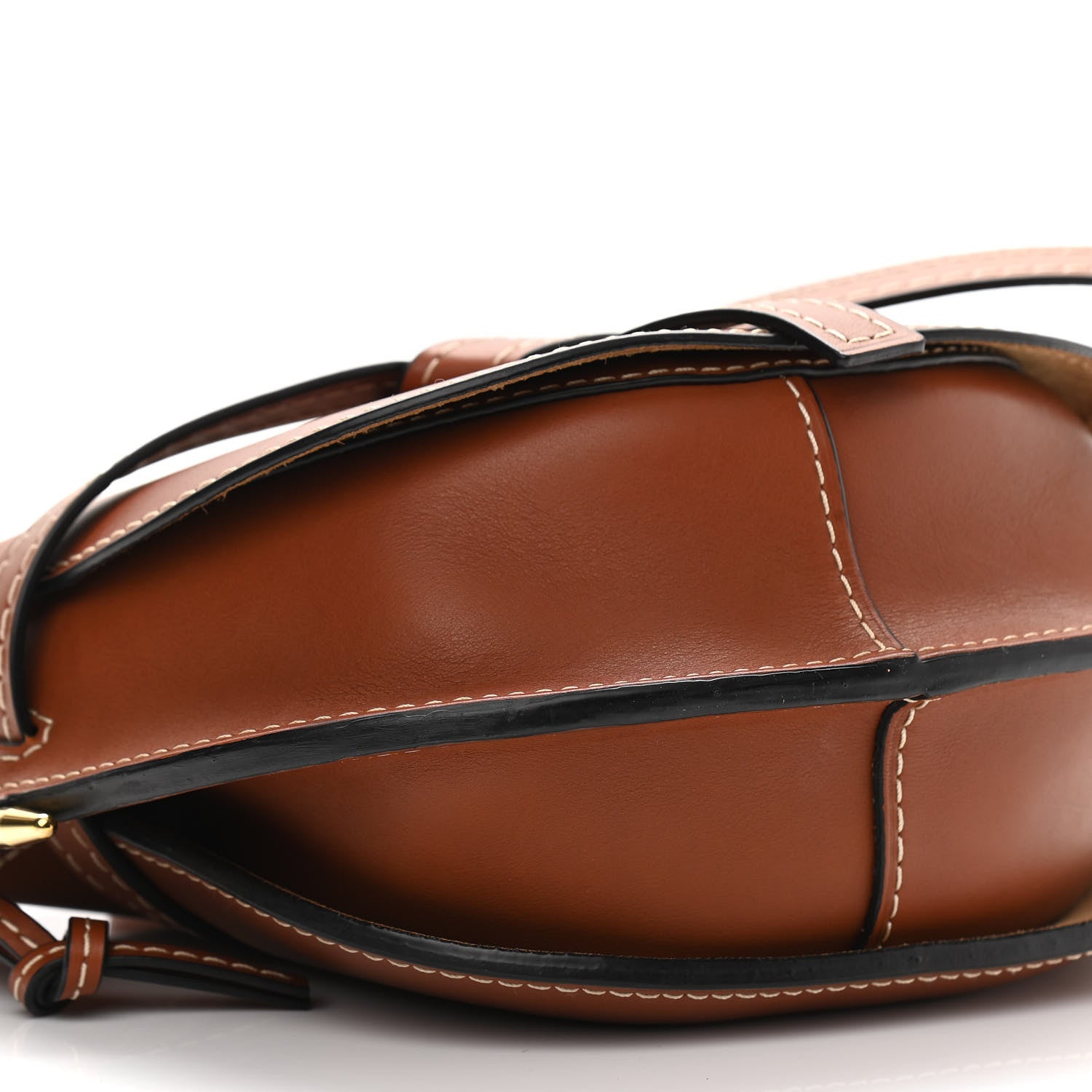 Loewe Calfskin Small Gate Crossbody Bag Rust 8 of 9