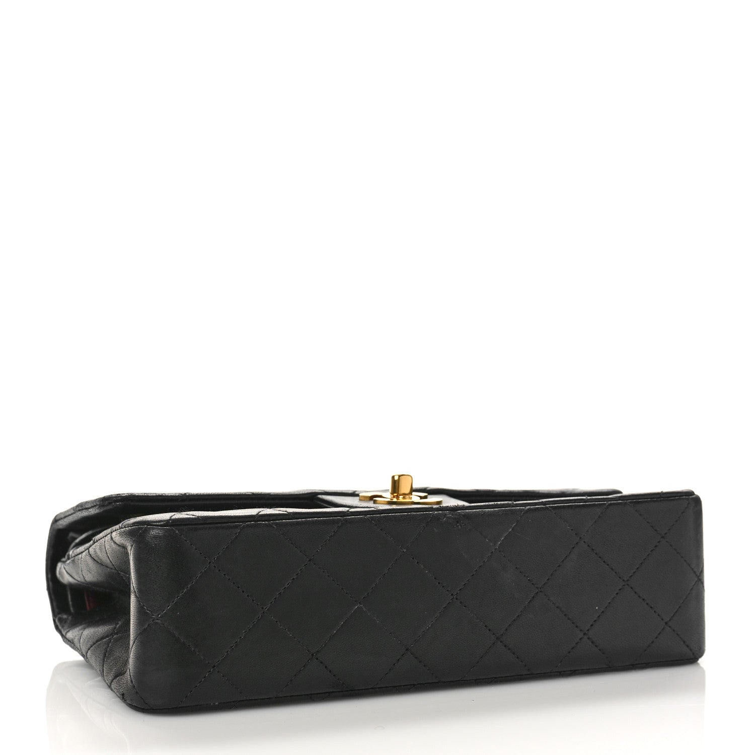 Chanel Lambskin Quilted Small Double Flap Black 4 of 13