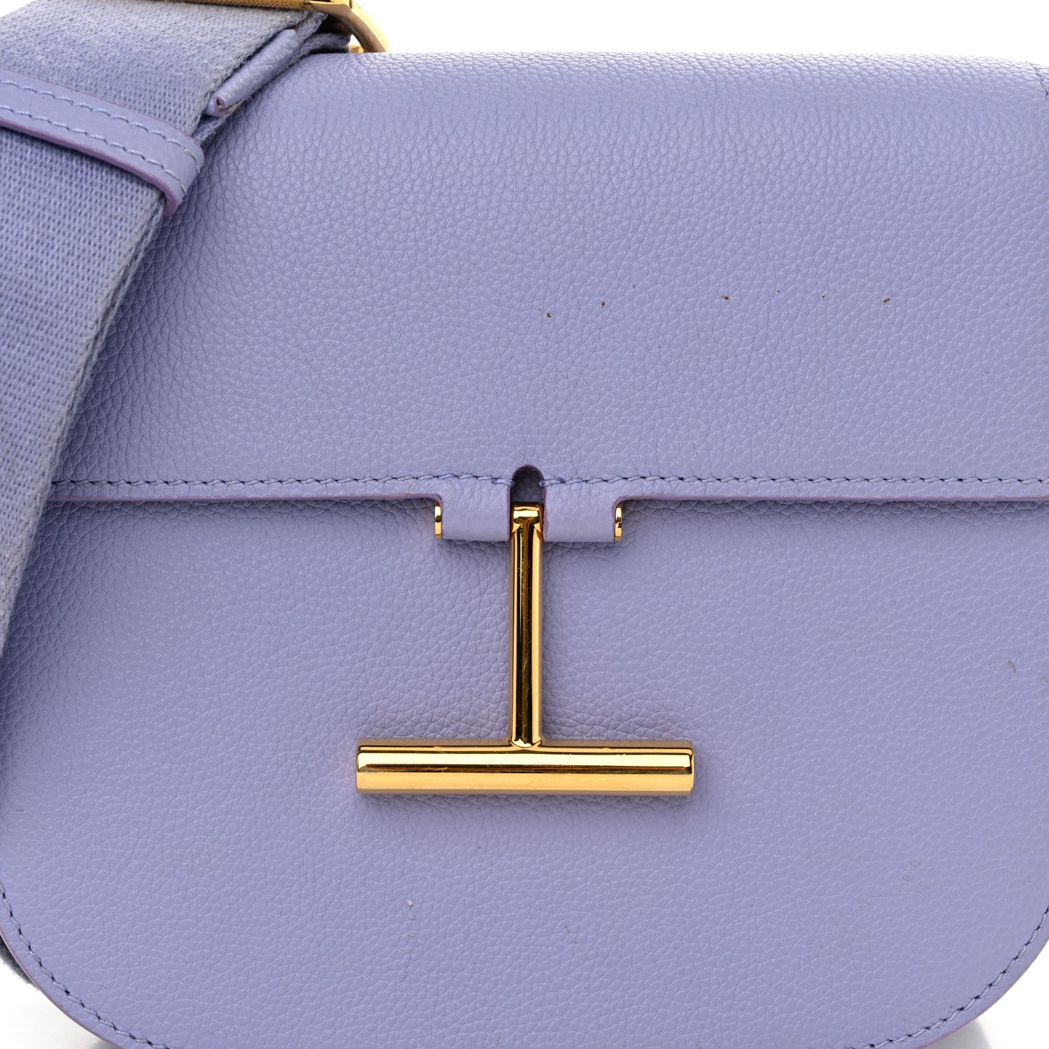 Tom Ford Calfskin Mini T Clasp Tara Crossbody Bag Hyacinth 1615754
