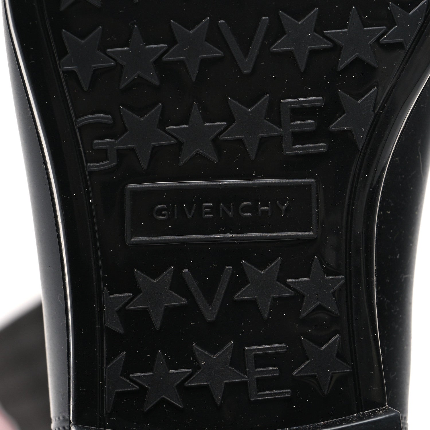Givenchy Knit Rubber Storm Over The Knee Boots 37 Black 6 of 6