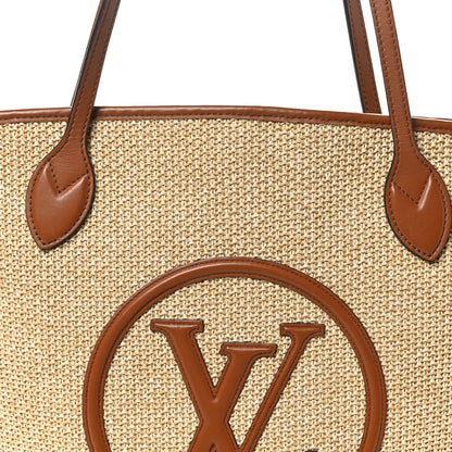 Louis Vuitton Raffia Saint Jacques Tote Caramel 8 of 10