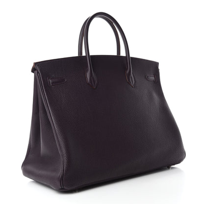 Hermes Togo Birkin 40 Raisin 3 of 10