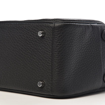 Hermes Taurillon Clemence Mini Lindy 20 Black 8 of 10