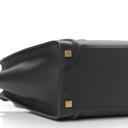 Celine Smooth Calfskin Micro Luggage Black 9 of 10