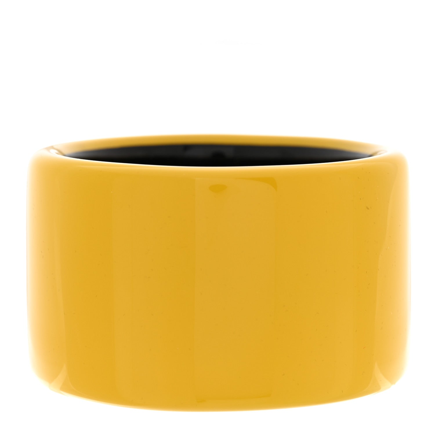 Hermes Lacquered Wood Assam Bracelet S Jaune Soleil 1 of 6