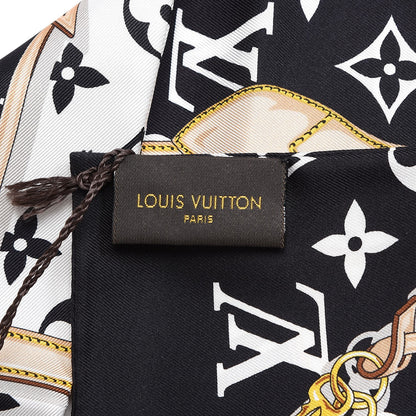 Louis Vuitton Silk Monogram Confidential Bandeau Black 3 of 4