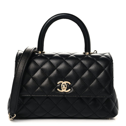 Chanel Caviar Quilted Mini Coco Handle Flap Black 1 of 10